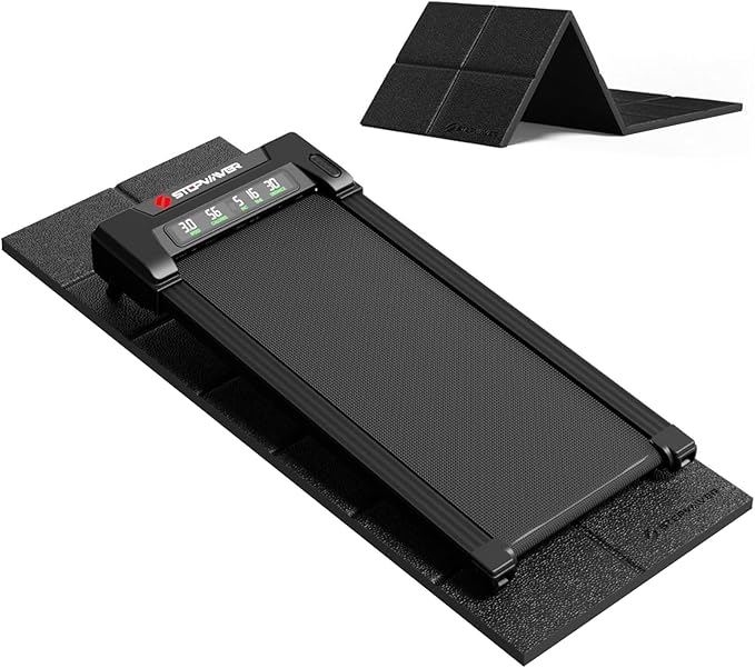 Walking Pad Mat for Carpet Floor, 68"x24", Treamill Mat for Hardwood Floors, High Density, 1/5 Thickness, Folable, Floor Protection for Bike, Elliptical, Treadmill