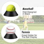 8 PCS Ball Display Rack, Plastic Sport Ball Holder Memorabilia Balls Pedestal Balls Holder Stand Durable Memorabilia Sports Ball-Stand Holders, Ball-Display Stands for Soccer Basketball Football