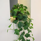 Fake English Ivy Artificial Plants - Realistic Artificial Silk Ivy Vines with Pots, Faux Plants Indoor Home Decor, Low Maintenance Hanging Plant Decoration