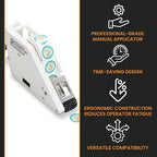 START International - LAP65-30 - Label Dispenser - Manual Label Applicator - Handheld Die Cut Small Labels Tool - 0.75-1.20 Inch - Narrow Width