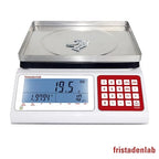 Fristaden Lab Counting Scale for Small Parts | 30 kg x 0.5 g | USA Company | Units: g, lbs, oz, kg | Calibration Certificate