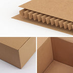 Edenseelake 40 Pack 6x4x4 inches Shipping Boxes Small Cardboard Boxes for Packing, Moving, Mailing, Brown