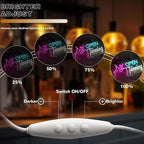 Open Tanning Neon Sign For Wall Decor,Dimmable Tanning LED Signs For Bedroom, Tanning Open Neon Light Sign With Dimmable Switch For Room Decor