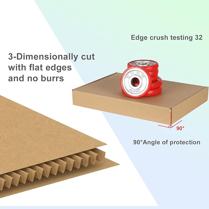 MEBRUDY 12x9x2 Inches Shipping Boxes Pack of 25, Small Corrugated Cardboard Box for Mailing Packing Literature Mailer
