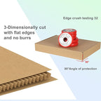 MEBRUDY 12x9x2 Inches Shipping Boxes Pack of 25, Small Corrugated Cardboard Box for Mailing Packing Literature Mailer