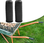 2 Pieces Garden Wheelbarrow Handles Handlebar Grips, Directly Replace, Anti Slip, Weatherproof Handle Wraps for Trolley Carts