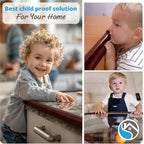 Furniture Edge Guards | 16ft Protective Protective Foam Cushion | Baby Child Proofing Set NonToxic and Safe for Table, Fireplace, Countertop | Brown