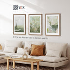VCK 20x30 Poster Frame 2 Pack - Walnut, High-End Wood Picture Frames with Polished Plexiglass, Display 16x24 Photo with Mat or 20x30 without Mat, Art Gallery-Quality, Wall Hanging, Walnut