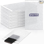 125 Pcs Clear bubble out Bags, 10x15.5 Bubble pouches, Self-Sealing clear bubble mailer Bubble bags for Shipping, Packing, Storage, Moving, Bubble Cushioning Wrap Bags