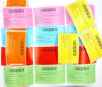 BETCKEY - Square Labels Replacement for Brother DK-1221 (0.9 in x 0.9 in), Compatible with Brother QL Label Printers [6 Rolls/6000 Labels, Green]