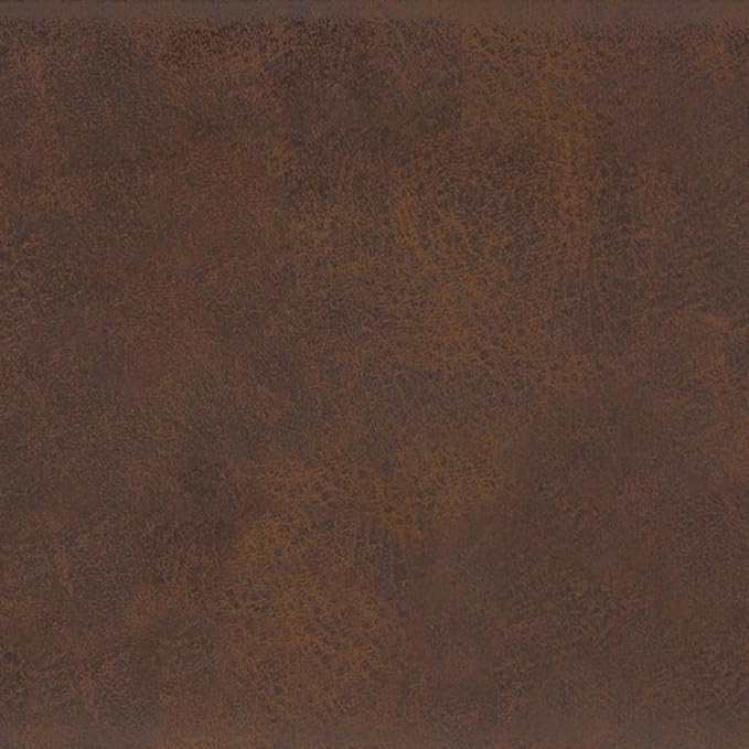SIMPLIHOME Carlson Ottoman Bench - 45 inch Wide Upholstered Vegan Leather Rectangle Ottoman in Distressed Chestnut Brown, Mid Century Modern Bench for Bedroom or Living Room with Padded Seat