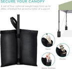 Best Choice Products 10x10ft 1-Person Setup Pop Up Canopy Tent Instant Portable Shelter w/ 1-Button Push, Case, 4 Weight Bags - Sage Green