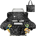 Shopping Cart Cover for Baby Girl Boy 2-in-1 High Chair Water Resistant High Chair Cover w/Phone Pouch Pocket Gender Neutral Cart Cover for Babies Padded Grocery Cart Cover for Baby
