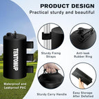 Canopy Water Weight Bags, 88 LBS Heavy Duty Canopy Weights Set of 4, Tent & Gazebo Leg Weights for Pop Up Canopy, Carport, Black