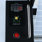U.S. Solid Automatic Label Dispenser Machine w/Counter Fibre Optic Sensor Speed Adjustable - Clear and Opaque Labels - Width 10-115MM Length 8-130MM