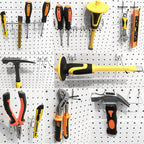 INCLY 278PCS Pegboard Accessories Organizer Kit, Peg Board Hooks Assortment with Bins for Organizing Various Tools, Fit 1/8 or 1/4 inch Pegboard for Hanging Storage, Garage Wall Attachments