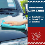 Microfiber Cleaning Cloths-18 Pack, Cleaning Rags, Microfiber Towels for Cars, Home 5 Colors Assorted (12x12 inches)