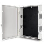 Outdoor Electrical Junction Box, ABS Water Resistant Enclosure with Internal Mounting Panel & Hinged Cover (18.1" H* 12.6" L* 4.3" W)