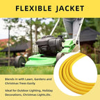 EP 25 Ft Outdoor Extension Cord, 12/3 SJTW Heavy Duty Extension Cable with 3 Prong Grounded Plug, 15 AMP Power Cord for Lawn, Garden, Appliances, Yellow