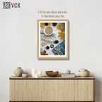 VCK 22x28 Oak Poster Frame 5 Pack, Natural Solid Wood Picture Frames, Wall Mounting Hanging