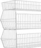 5 Tier Retail Display Rack, Rolling Storage Rack 5 Layers 35.43*16.93*53.54in Metal Display Shelf Fruit Vegetable Snack Basket Storage Supplies for Home Store Market (White, 90*43*136cm)