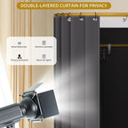 JVVMNJLK Clothing Store Fitting Room Divider, Portable Changing Room, Privacy Protection Movable Dressing Room Divider with Shading Curtain, Temporary Wall Portable Changing Room Partition