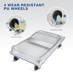 Flatbed Cart Aluminum Foldable Platform Cart 440lbs Capacity(29" Lx19 W)