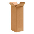BOX USA 4x4x10 Tall Corrugated Boxes, Tall, 4L x 4W x 10H, Pack of 25 | Shipping, Packaging, Moving, Storage Box for Home or Business, Strong Wholesale Bulk Boxes