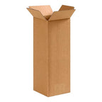 BOX USA 4x4x10 Tall Corrugated Boxes, Tall, 4L x 4W x 10H, Pack of 25 | Shipping, Packaging, Moving, Storage Box for Home or Business, Strong Wholesale Bulk Boxes
