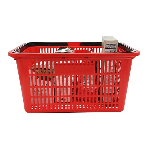 SSWBasics Red Shopping Basket