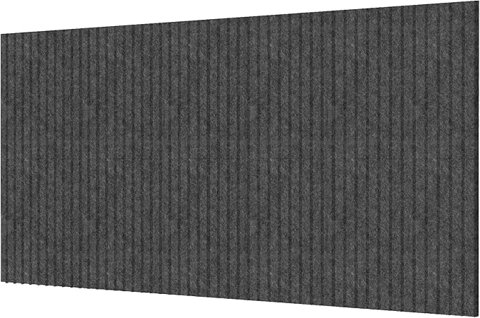 Large Felt Bulletin Board 23x47 Inch, 8pcs Peel and Stick Felt Wall Tiles Modern Push Pin Board for Wall Organization