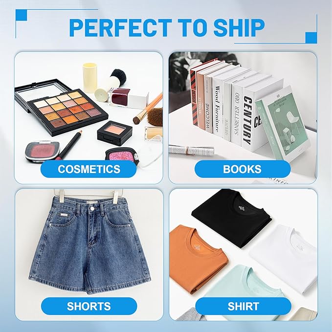 200 Pcs Poly Mailers Shipping Bags 14.5x19 Inch Packaging Clothes Polymailers Envelopes Mailing Package Self Seal Shipping Envelopes Waterproof Poly Bags Small Business Supplies Package White