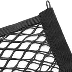 2 Layer Small Cargo Net,Cargo Storage Pocket Net, Mesh Elastic Pouch Organizer with Mounting Screws Hooks for Car,Rv, Trunk,Boats,SUV, Truck (2 Pack,11.8 x 9.8Inch(30 x25cm)