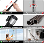Shower Squeegee with Long Handle, 15-51" Telescopic Squeegee for Window Cleaning, Window Squeegee for Glass Doors, Extendable Window Cleaner Tool for Tile Walls, Sliding Door, Floor, Car Windshield-GD