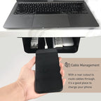 Under Desk Storage Shelf Under Desk Drawer Storage for Sit Stand Desk, Table, Gaming Desk, Workstations Under Desk Organizer Adds Tray for Home and Office(Black)