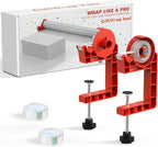 Tabletop Gift Wrapping Tool with Tape Dispenser–2 Pack Adjustable Wrapping Paper Table Clamps with 2 Tapes–Perfect for Christmas, Holidays, and Crafting