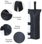 COOSHADE Canopy Tent Sand Bags Gazebo Weights Bags,4 Pack,Black,112LBS