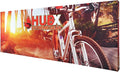 Custom Fabric Pop Up Straight Display, Trade Show Display Backdrop Booth, Hook and Loop Step and Repeat Backdrop for Trade Show Backdrops (Graphic with Frame, 20ftx8ft)