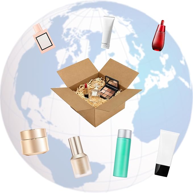CRUGLA 40 Packs 6x6x4 Shipping Boxes for Small Business, Corrugated Cardboard Boxes Bulk for Shipping Packing Mailing