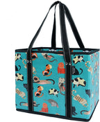 BeeGreen Large Waterproof Reusable Bags Christmas Heavy Duty Shopping Tote for Groceries Pool Gift with Webbing Handles