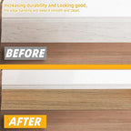 GSCIT Club Wood Grain Repair Tape, 2.4 inch X 250ft Self Adhesive Natural Walnut Grain Repair Patch for Tables, Chairs, Baseboards, Doors, Windows, Floors, Handicraft DIY.