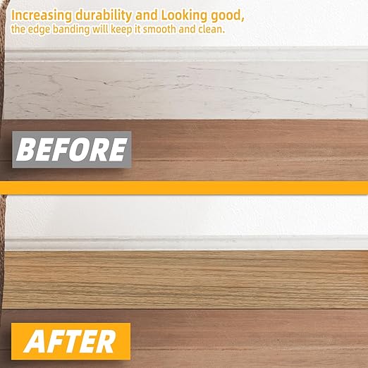 GSCIT Club Wood Grain Repair Tape, 24 inch X 25ft Self Adhesive Natural Walnut Grain Repair Patch for Tables, Chairs, Baseboards, Doors, Windows, Floors, Handicraft DIY.