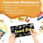 Chip Rack Display Stand, 6 Tiers 50 Clips Snack Organizer, 360° Rotating Wood Base Candy Display Rack, Portable Retail Display Shelf for Countertop, Office, Store, Kitchen, Party