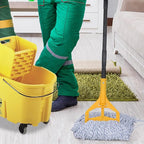 Commercial Heavy Duty Mop Heads Replacement for Rubbermaid: 3 Packs Industrial Wet Mop Head for Floor Cleaning - Cotton Commercial Products Wet Refills