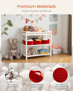 KALLAX Small Woven Basket, 14 x 10 x 5.6 Inches, Small Storage Baskets for Organizing, Gift Baskets Empty, Cute Rope Shelf Closet Storage Bins for Shelves, Dog Toy Basket, Red