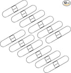Matthew Cleaning Universal Commercial Clip-on Wire Industries Dust Mop Frame, 18 inch ( Pack of 12) Sold Seperately,Perfect for Floor Cleaning Home/Office/Lobby/Bathroom/Kitchen/Janitor