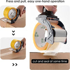 2 Pcs Rapid-Replace Packing Tape Dispenser Guns with Extra Blade, 2IN(50mm) Lightweight Ergonomic Industrial Handheld Heavy Duty Tape Cutter for Carton, Packaging and Box Sealing Pink
