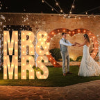 Marquee Light Up Letters, 3FT Large Letters for Party Decorations, Marquee Numbers, Mosaic Balloon Frame, Baby Letters for Baby Shower Birthday Wedding Engagement Party, Pre-Cut Foamboard Letter R