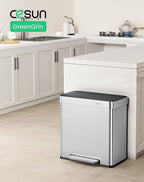 Cesun GreenGrin Kitchen Trash Can (Sliver)