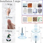 Suction Cups Hooks Clear PVC Plastic Suction Holder Suction Pads Removable Reusable for Kitchen Bathroom Wall Window Glass Door Tiles Organization Christmas Decoration Aquarium fish tank (6 PCS)